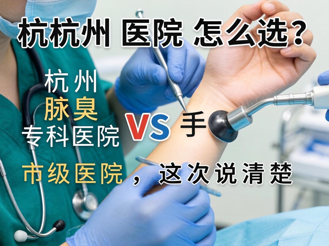 杭州腋臭手术医院怎么选？杭州腋臭专科医院 vs 市级医院，这次说清楚