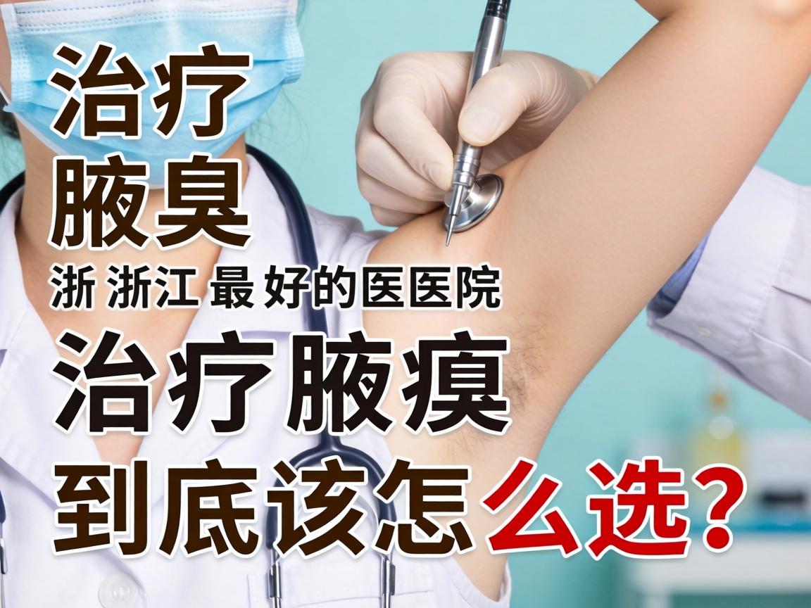 治疗腋臭浙江最好的医院，治疗腋臭到底该怎么选？