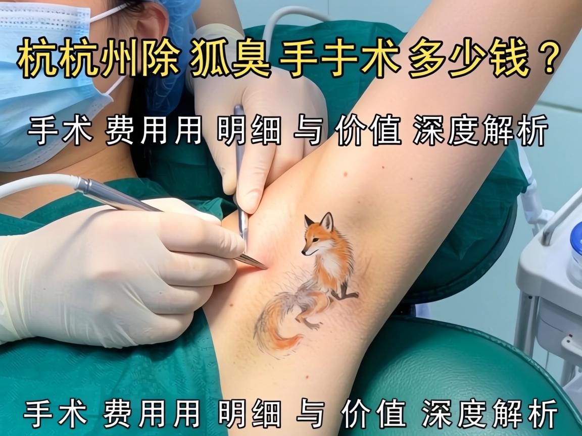 杭州除狐臭手术多少钱？手术费用明细与价值深度解析