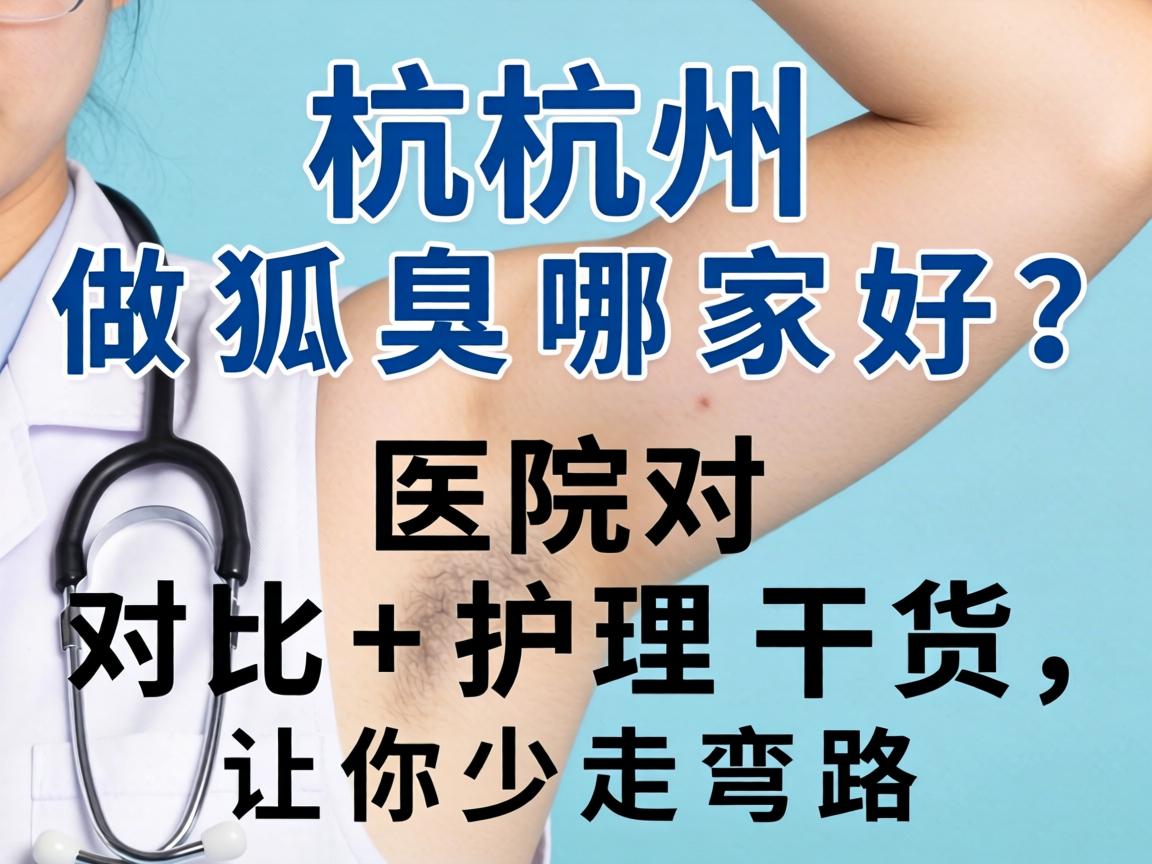 杭州做狐臭哪家好?医院对比+护理干货,让你少走弯路 杭州做狐臭哪家好?医院对比+护理干货,让你少走弯路