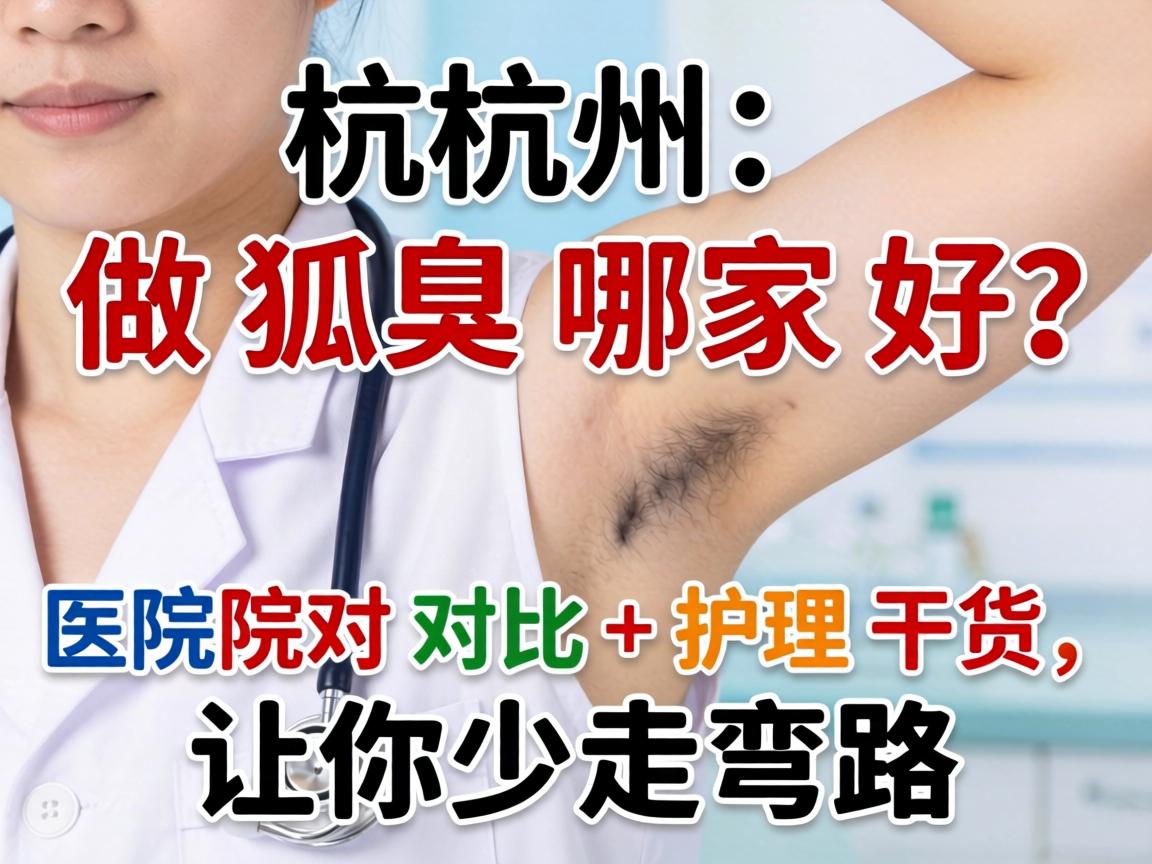 杭州做狐臭哪家好?医院对比+护理干货,让你少走弯路 杭州做狐臭哪家好?医院对比+护理干货,让你少走弯路