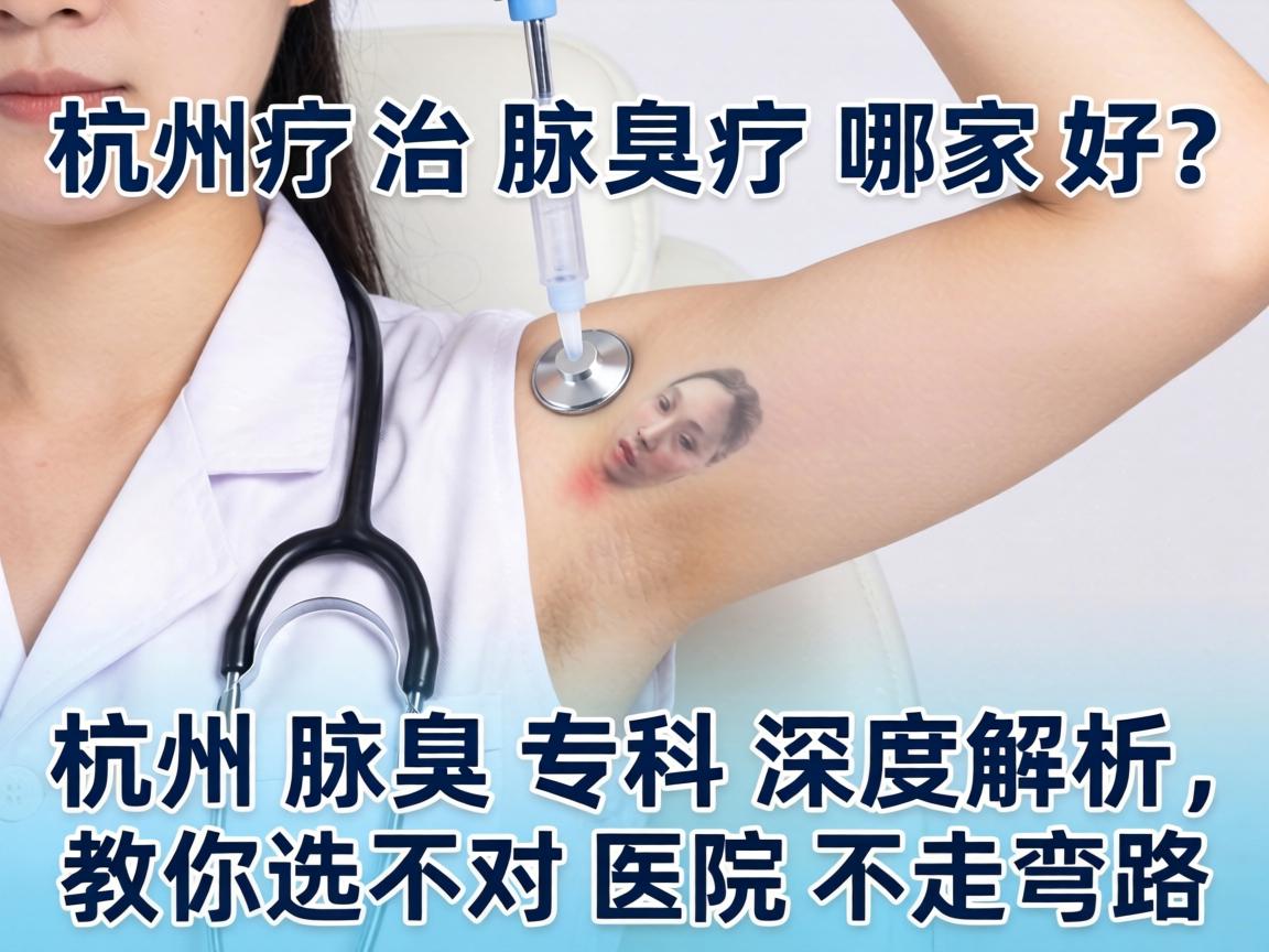 杭州治疗腋臭哪家好？杭州腋臭专科深度解析，教你选对医院不走弯路