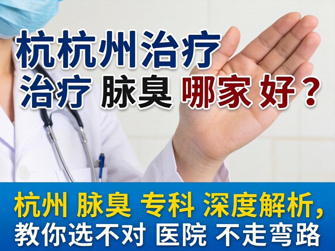 杭州治疗腋臭哪家好？杭州腋臭专科深度解析，教你选对医院不走弯路