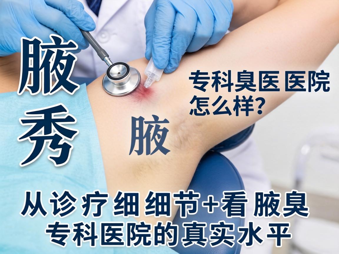腋秀腋臭专科医院怎么样？从诊疗细节看腋臭专科医院的真实水平
