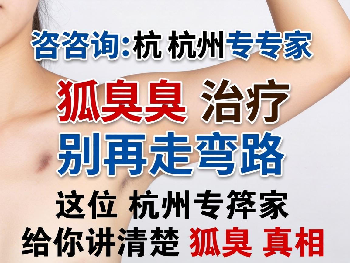 狐臭咨询杭州专家，狐臭治疗别再走弯路，这位杭州专家给你讲清楚狐臭真相