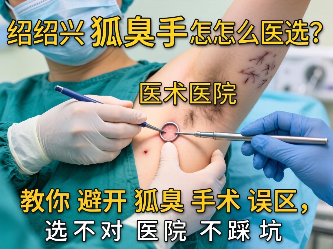 绍兴狐臭手术医院怎么选？教你避开狐臭手术误区，选对医院不踩坑