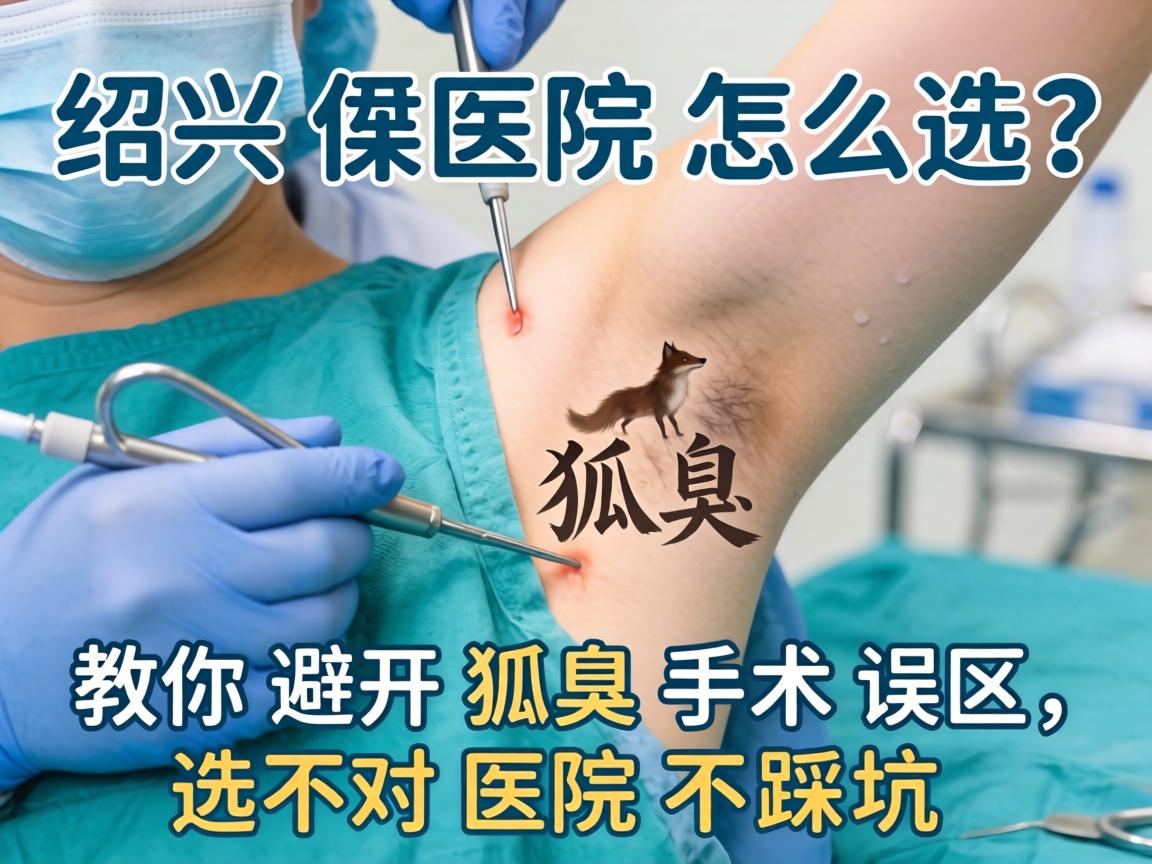 绍兴狐臭手术医院怎么选？教你避开狐臭手术误区，选对医院不踩坑