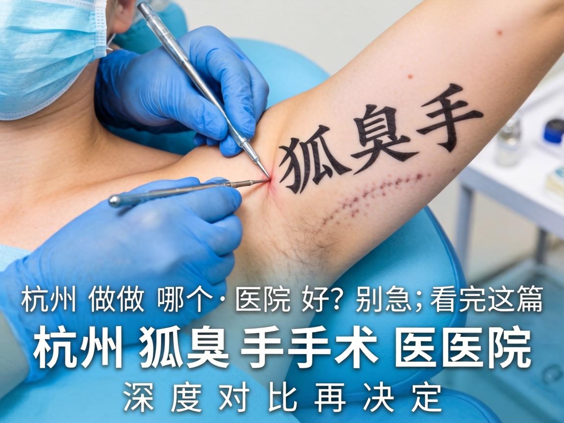 杭州做狐臭手术哪个医院好？别急，看完这篇杭州狐臭手术医院深度对比再决定