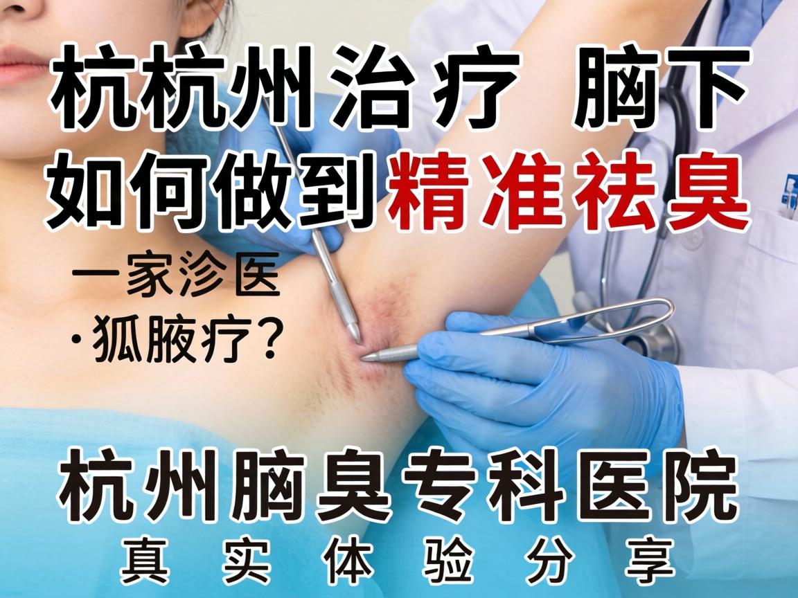 杭州治疗腋下狐臭,这家医院如何做到精准祛臭?杭州腋臭专科医院真实体验分享 杭州治疗腋下狐臭,这家医院如何做到精准祛臭?杭州腋臭专科医院真实体验分享