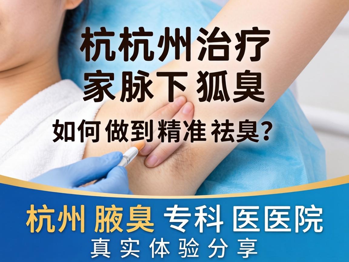 杭州治疗腋下狐臭,这家医院如何做到精准祛臭?杭州腋臭专科医院真实体验分享 杭州治疗腋下狐臭,这家医院如何做到精准祛臭?杭州腋臭专科医院真实体验分享