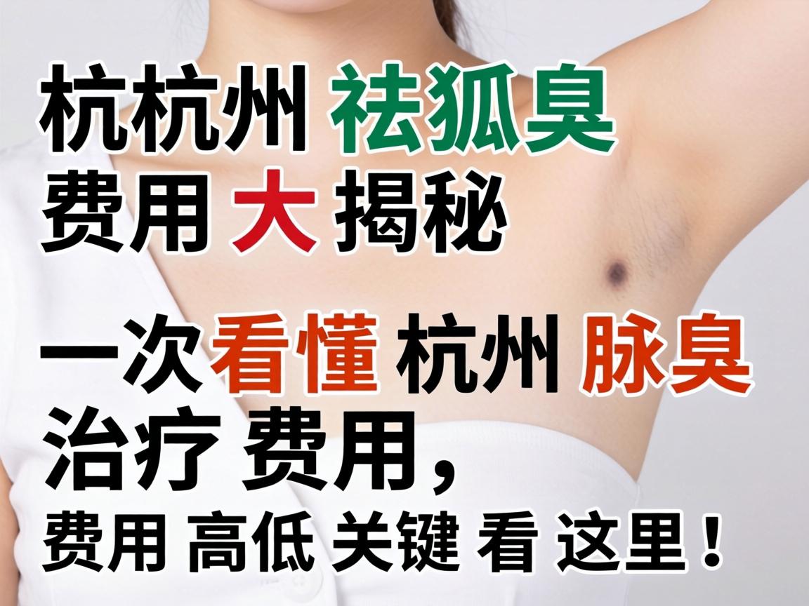 杭州祛狐臭费用大揭秘,一次看懂杭州腋臭治疗费用,费用高低关键看这里! 杭州祛狐臭费用大揭秘,一次看懂杭州腋臭治疗费用,费用高低关键看这里!