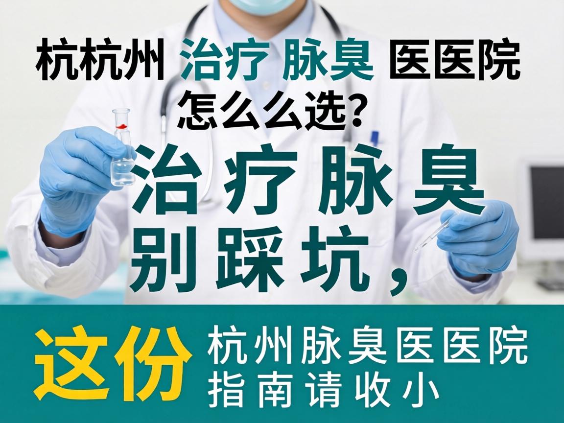 杭州治疗腋臭医院怎么选？治疗腋臭别踩坑，这份杭州腋臭医院指南请收好