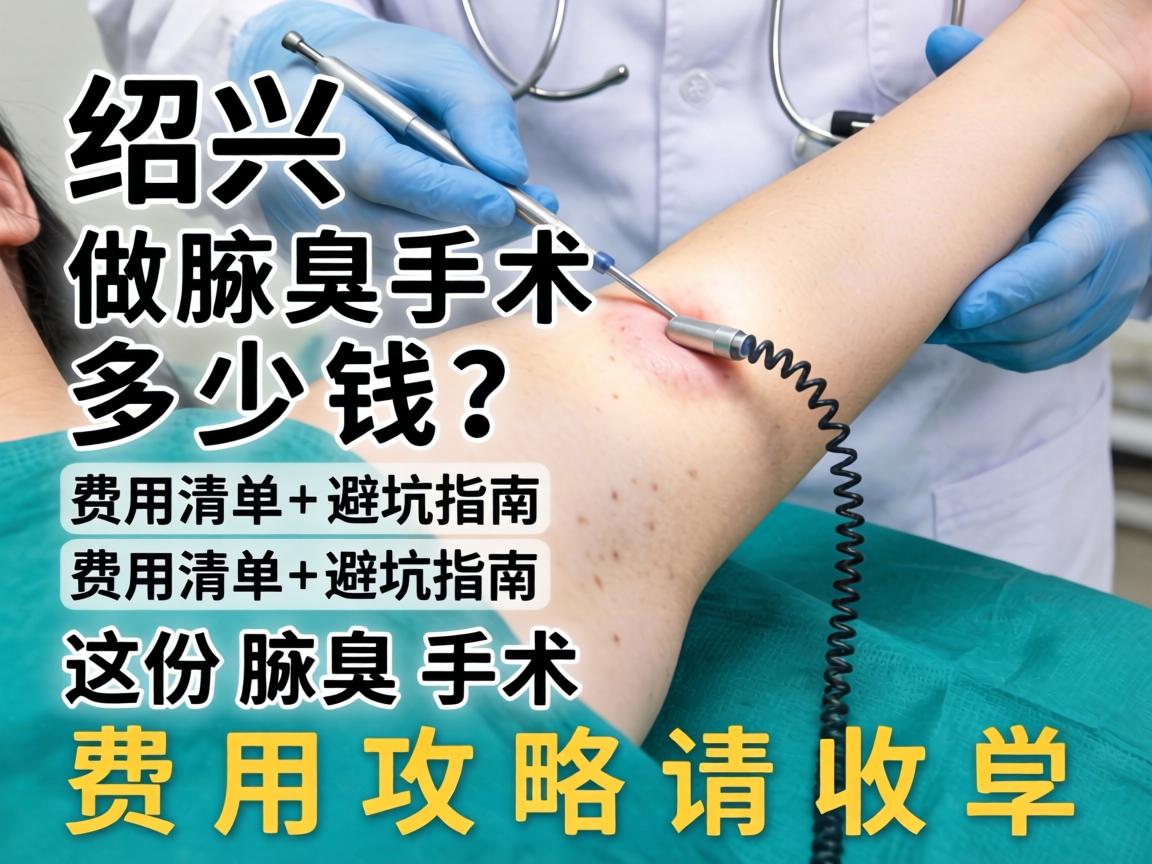 绍兴做腋臭手术多少钱？费用清单+避坑指南，这份腋臭手术费用攻略请收好