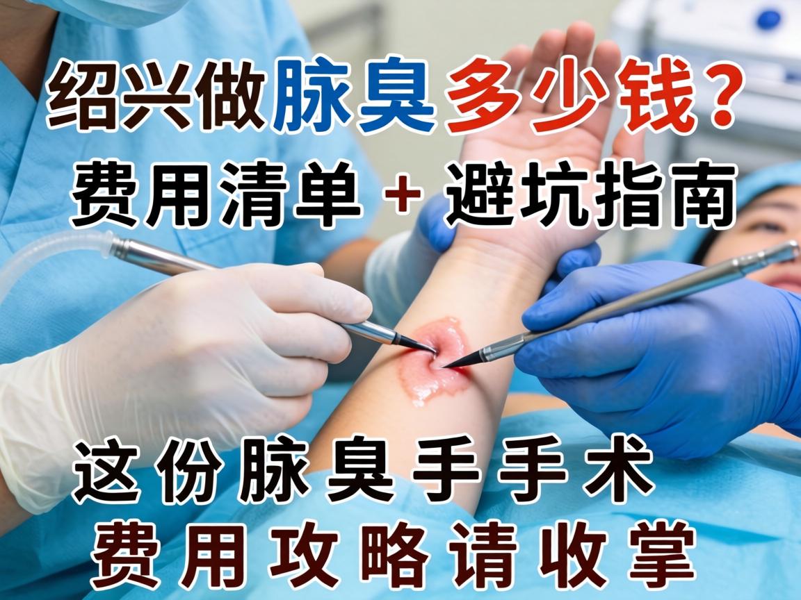 绍兴做腋臭手术多少钱？费用清单+避坑指南，这份腋臭手术费用攻略请收好