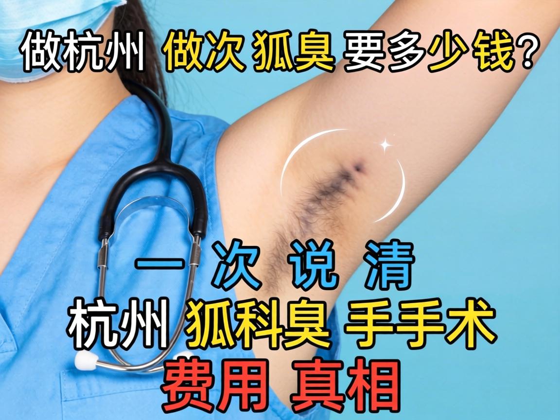杭州做次狐臭要多少钱?一次说清杭州狐臭手术费用真相 杭州做次狐臭要多少钱?一次说清杭州狐臭手术费用真相