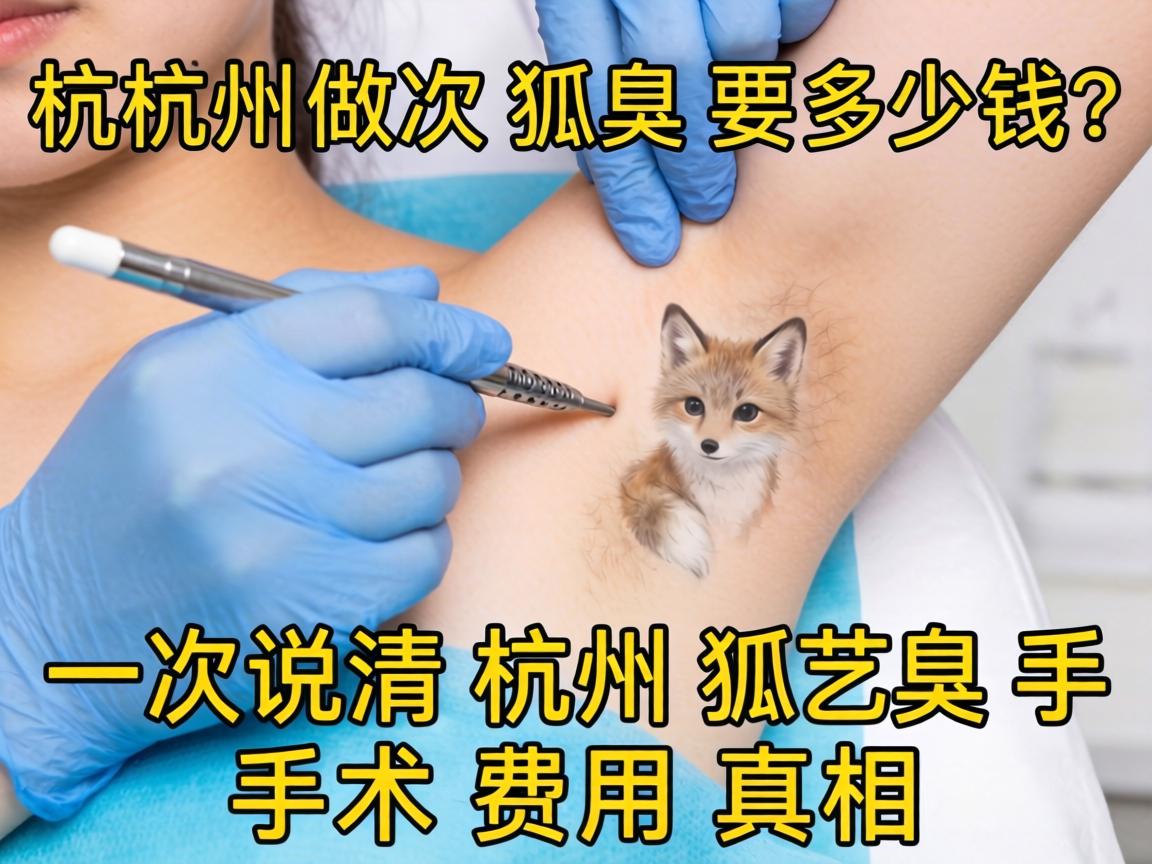 杭州做次狐臭要多少钱?一次说清杭州狐臭手术费用真相 杭州做次狐臭要多少钱?一次说清杭州狐臭手术费用真相