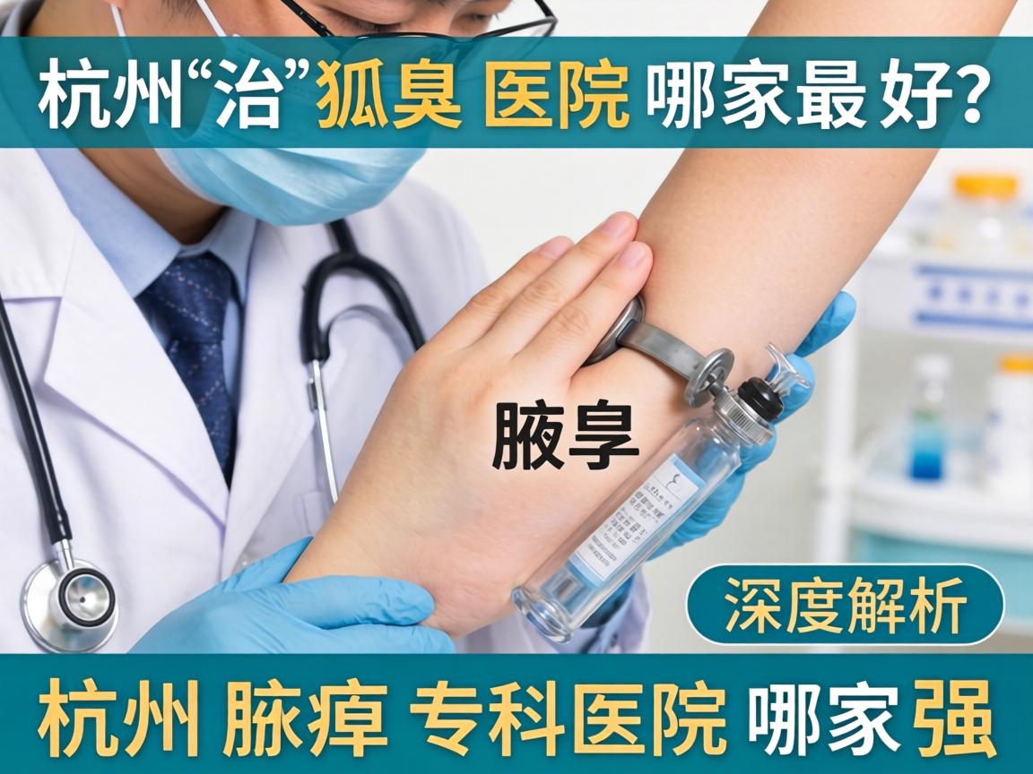 杭州治狐臭医院哪家最好？深度解析杭州腋臭专科医院哪家强