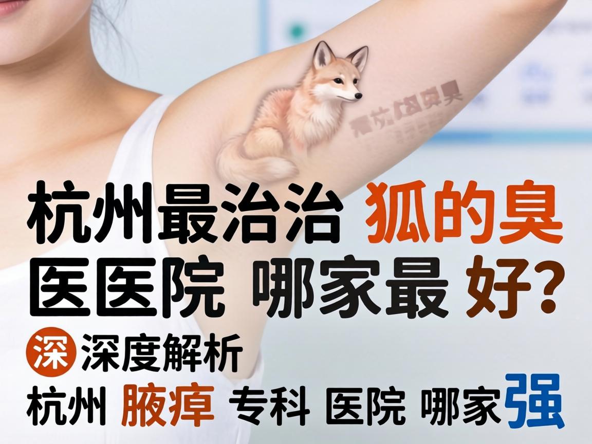 杭州治狐臭医院哪家最好？深度解析杭州腋臭专科医院哪家强