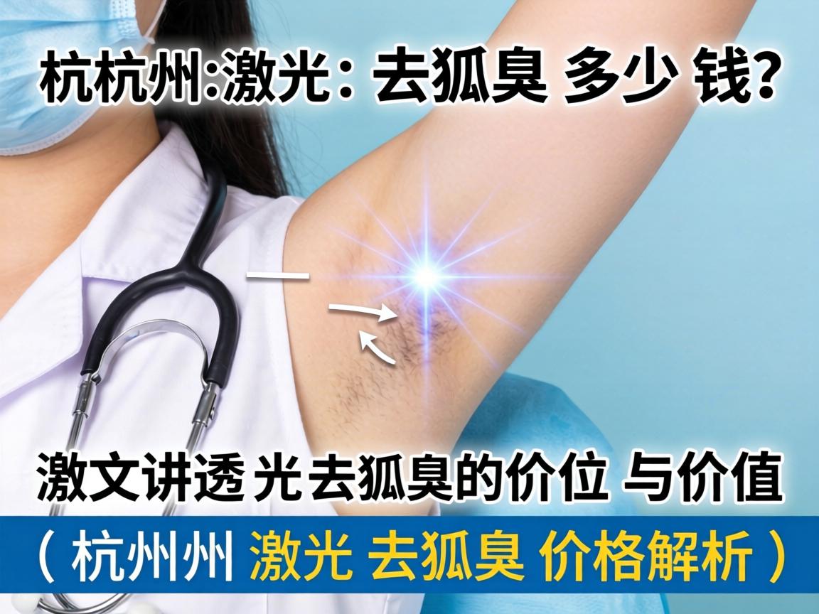 杭州激光去狐臭多少钱？一文讲透激光去狐臭的价位与价值（杭州激光去狐臭价格解析）