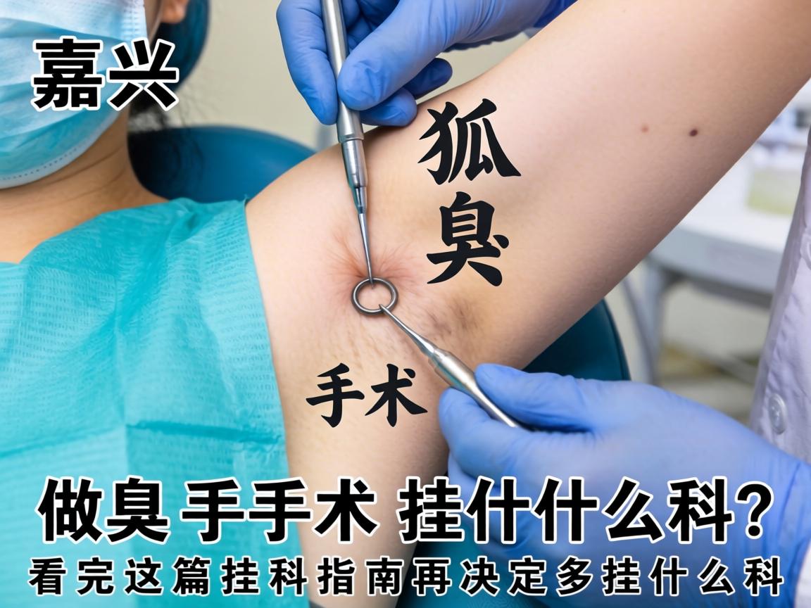 嘉兴做狐臭手术挂什么科？看完这篇挂科指南再决定挂什么科