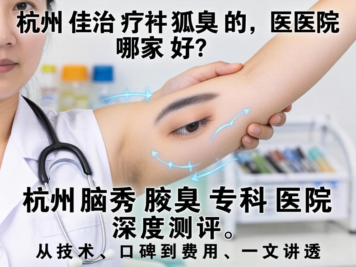 杭州治疗狐臭的医院哪家好？杭州腋秀腋臭专科医院深度测评，从技术、口碑到费用，一文讲透