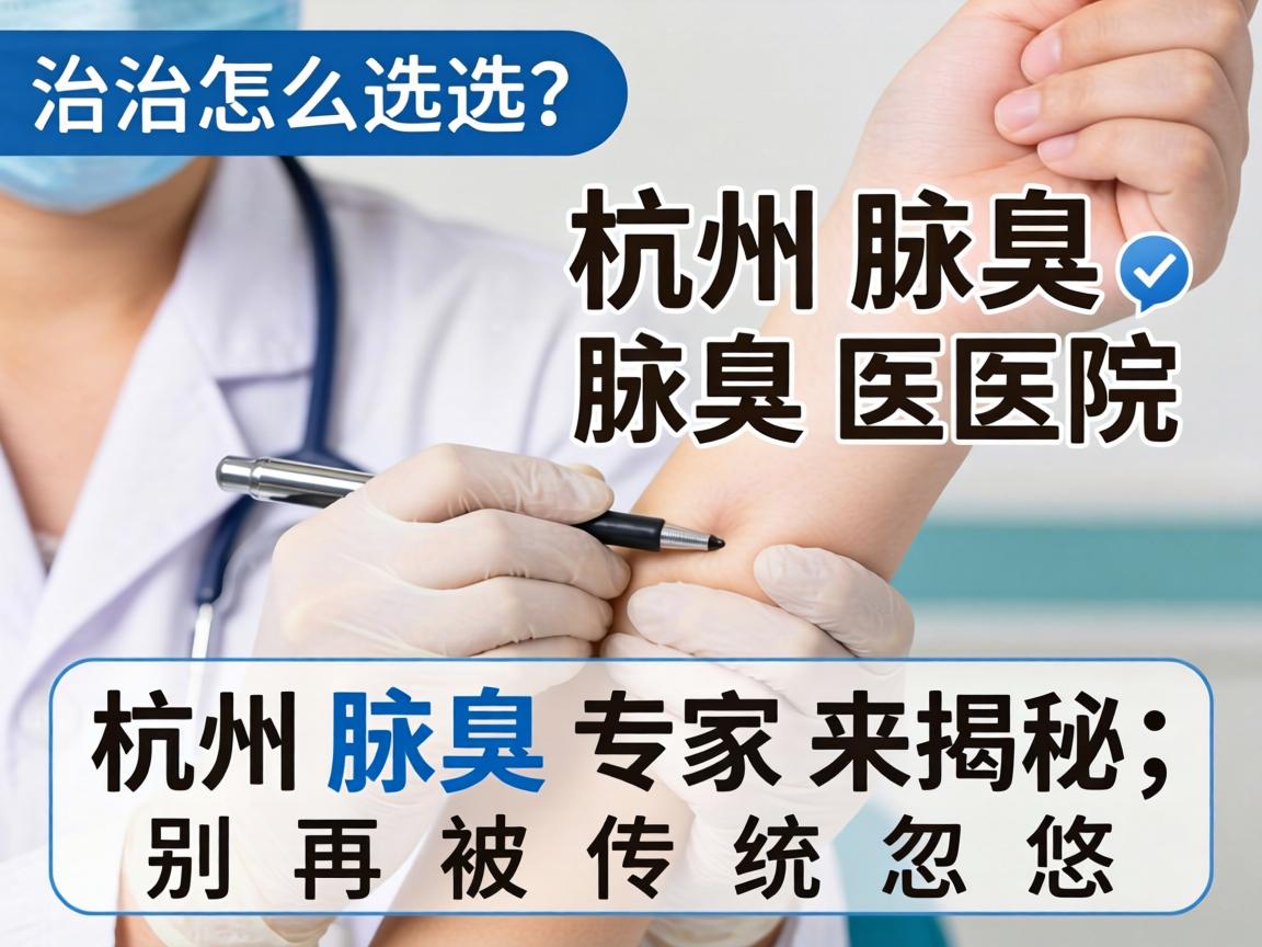 杭州治腋臭医院怎么选？杭州腋臭专家来揭秘，别再被传统忽悠