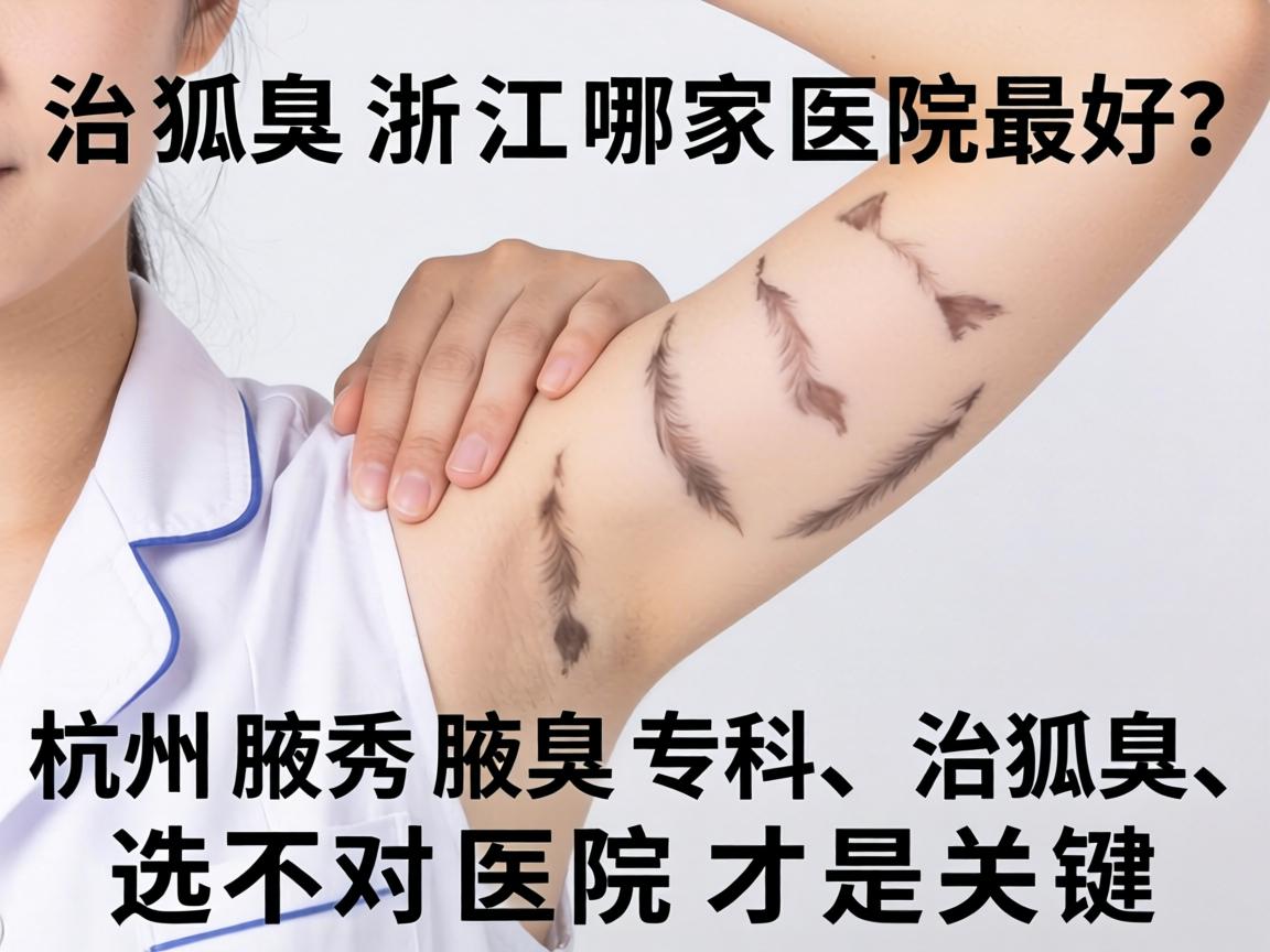 治狐臭浙江哪家医院最好？杭州腋秀腋臭专科，治狐臭，选对医院才是关键