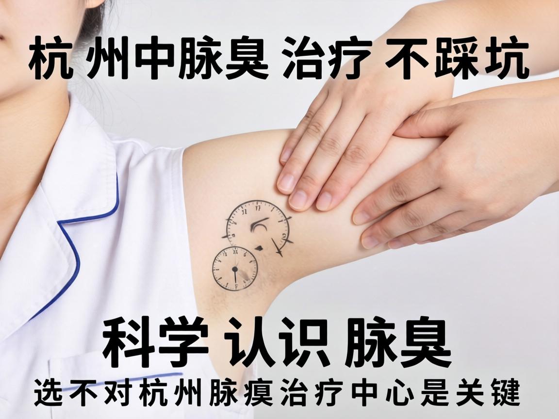 杭州腋臭治疗不踩坑，科学认识腋臭，选对杭州腋臭治疗中心是关键