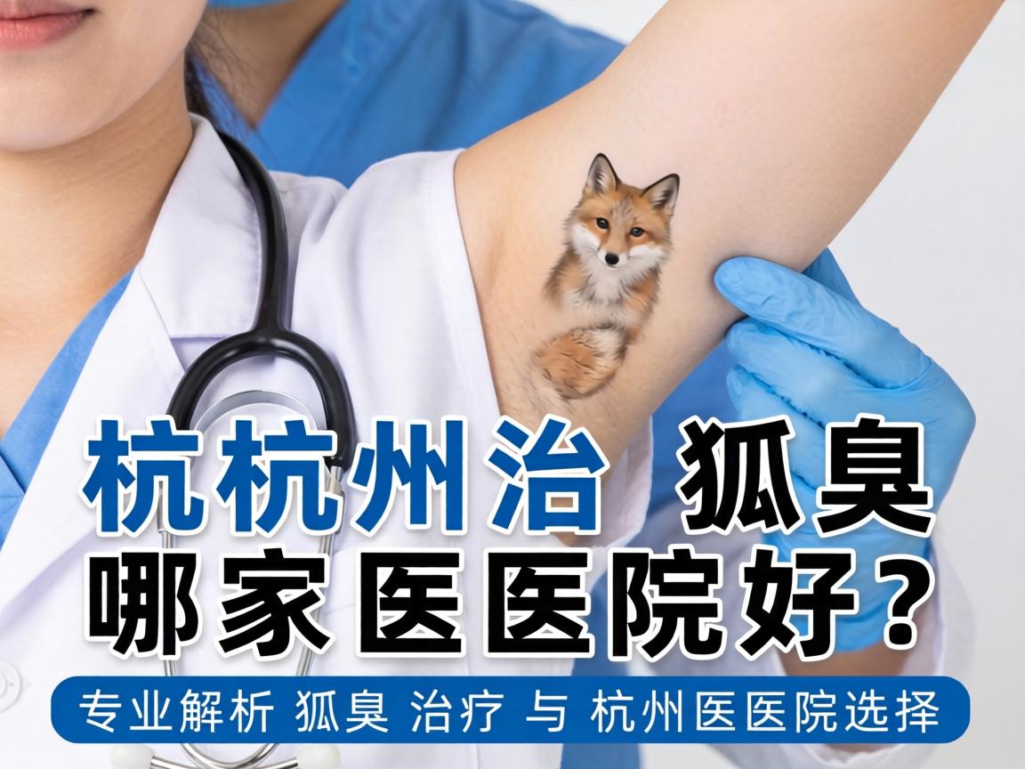 杭州治狐臭哪家医院好？专业解析狐臭治疗与杭州医院选择