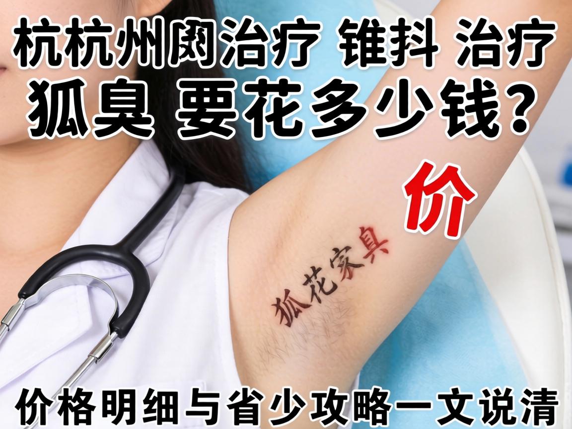 杭州治疗狐臭要花多少钱？价格明细与省钱攻略一文说清