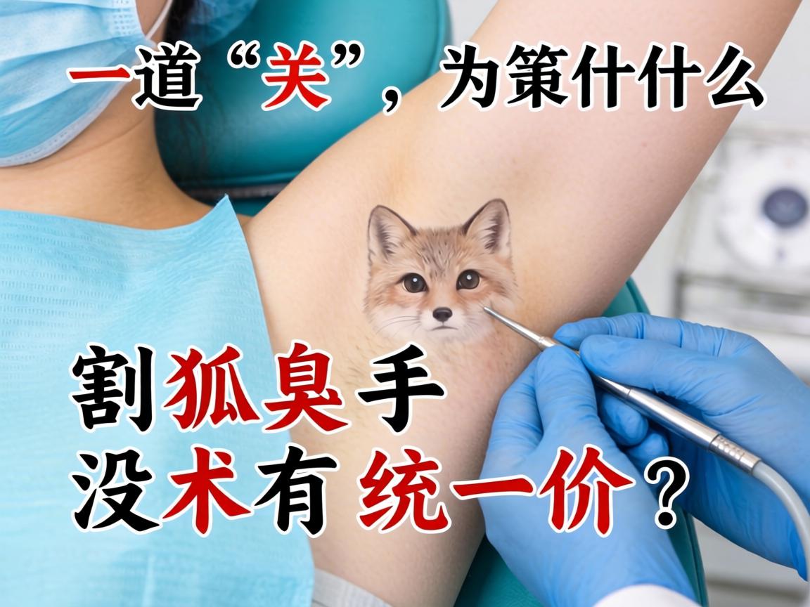 第一道关，为什么割狐臭手术没有统一价？