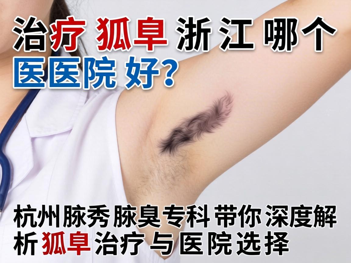 治疗狐臭浙江哪个医院好？杭州腋秀腋臭专科带你深度解析狐臭治疗与医院选择