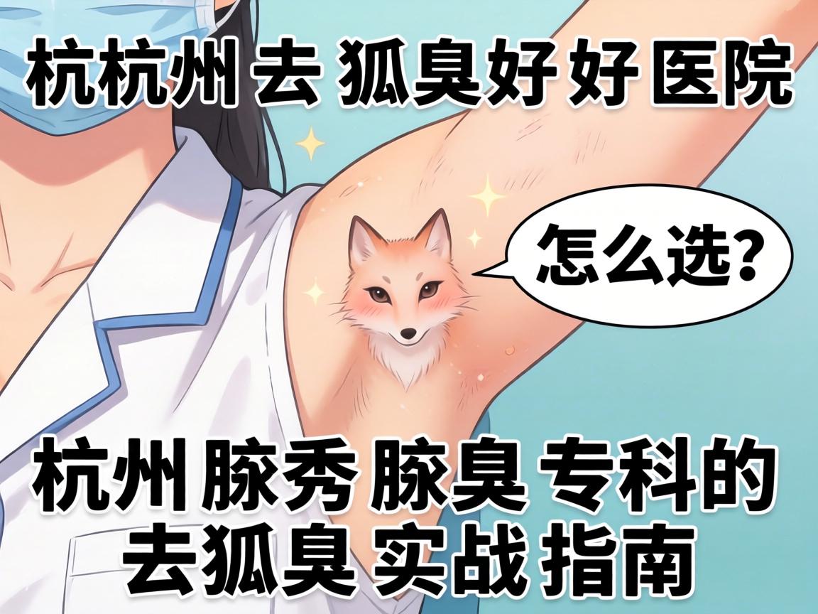 杭州去狐臭好医院怎么选?杭州腋秀腋臭专科的去狐臭实战指南 杭州去狐臭好医院怎么选?杭州腋秀腋臭专科的去狐臭实战指南