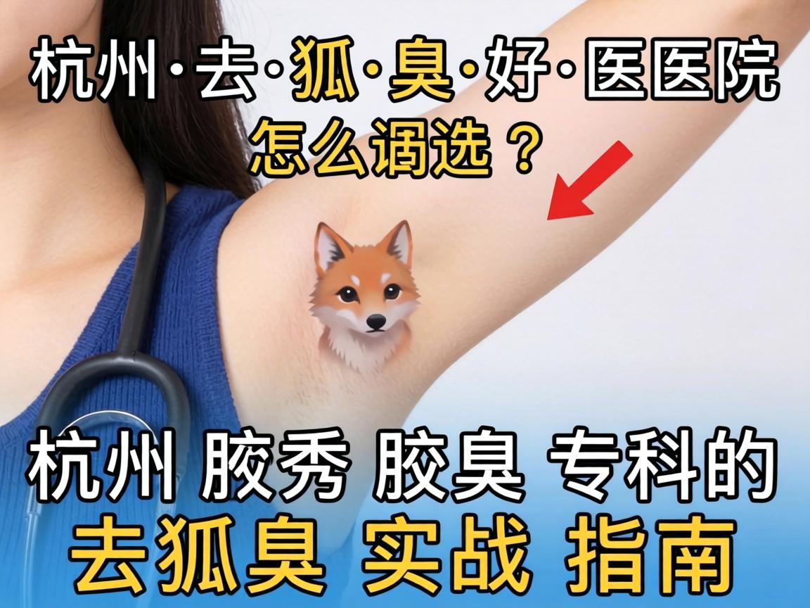 杭州去狐臭好医院怎么选?杭州腋秀腋臭专科的去狐臭实战指南 杭州去狐臭好医院怎么选?杭州腋秀腋臭专科的去狐臭实战指南