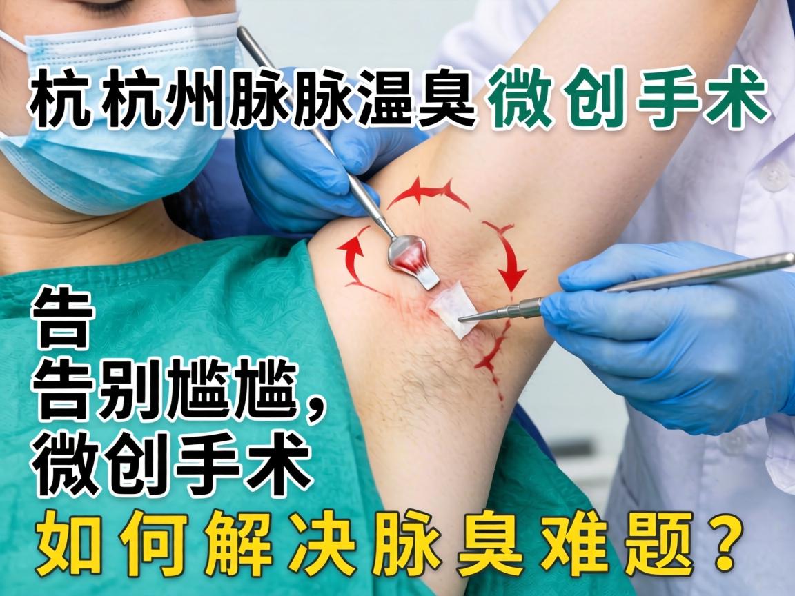 杭州腋臭微创手术，告别尴尬，微创手术如何解决腋臭难题？
