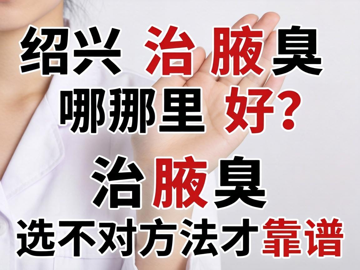 绍兴治腋臭哪里好？治腋臭选对方法才靠谱