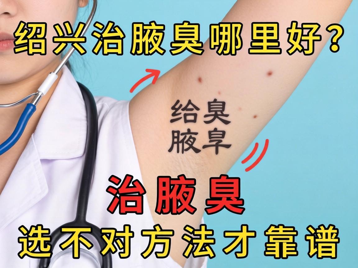 绍兴治腋臭哪里好？治腋臭选对方法才靠谱