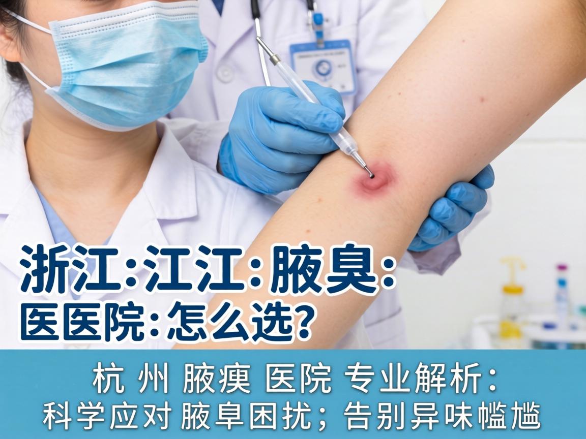 浙江腋臭医院怎么选？杭州腋臭医院专业解析，科学应对腋臭困扰，告别异味尴尬