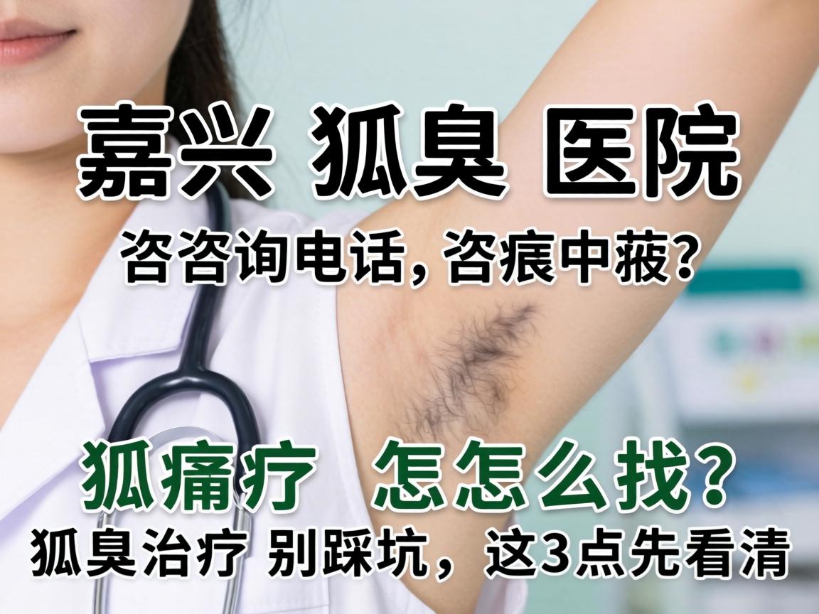嘉兴狐臭医院咨询电话怎么找？狐臭治疗别踩坑，这3点先看清