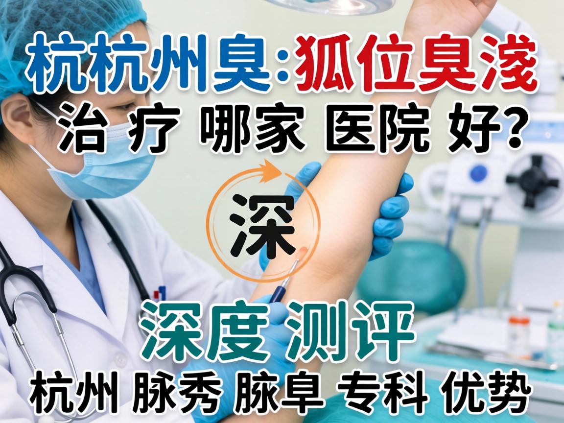 杭州狐臭治疗哪家医院好？深度测评杭州腋秀腋臭专科优势