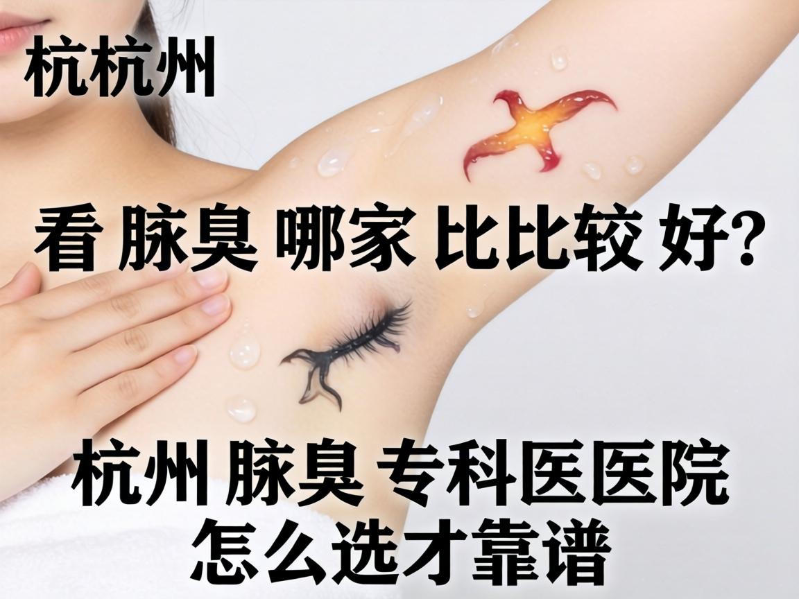 杭州看腋臭哪家比较好？杭州腋臭专科医院怎么选才靠谱？
