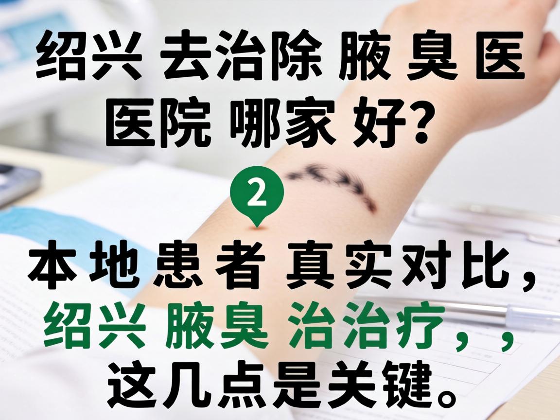 绍兴去除腋臭医院哪家好？本地患者真实对比，绍兴腋臭治疗，这几点是关键