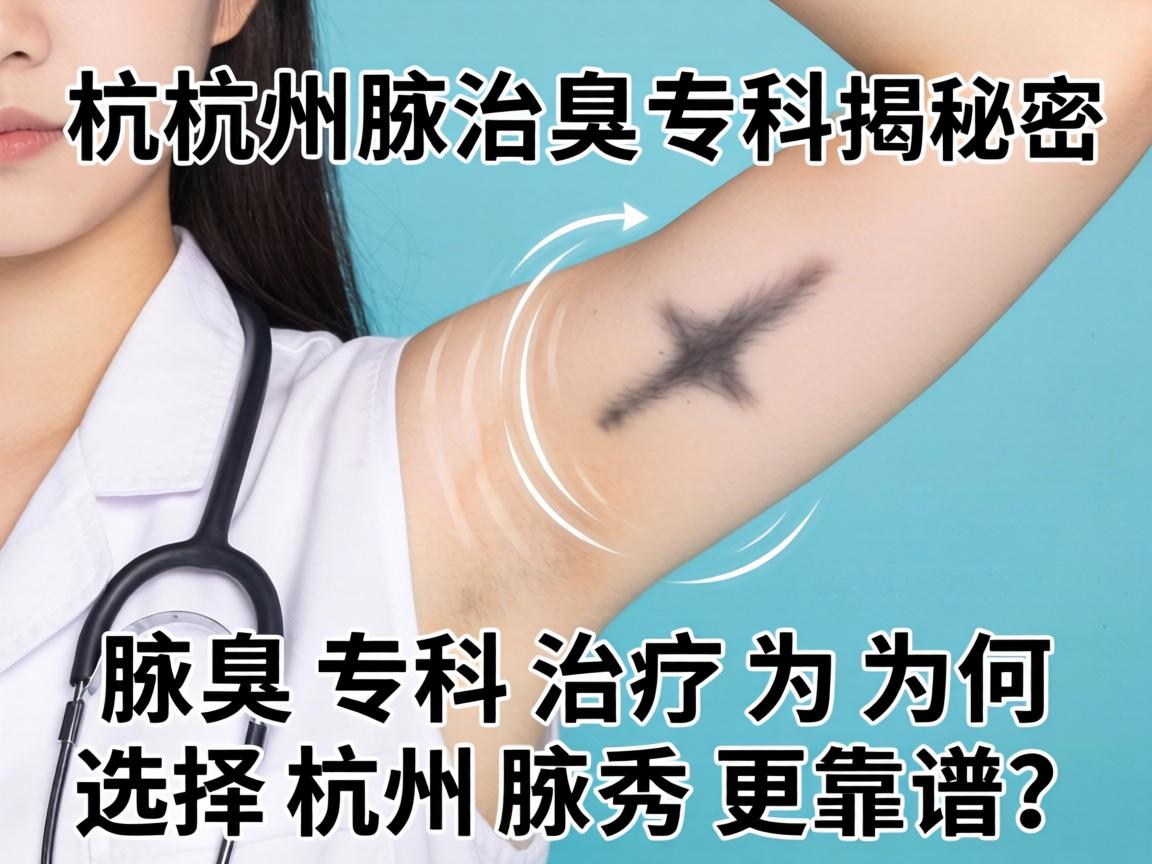杭州腋臭专科揭秘，腋臭专科治疗为何选择杭州腋秀更靠谱？