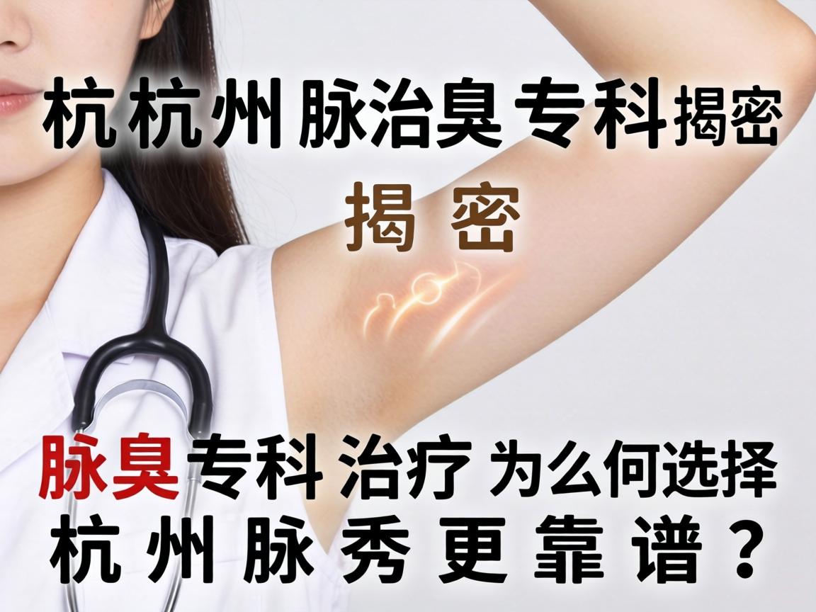 杭州腋臭专科揭秘，腋臭专科治疗为何选择杭州腋秀更靠谱？