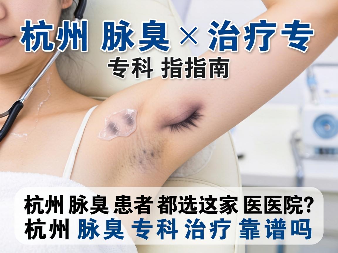 杭州腋臭治疗专科指南，为什么杭州腋臭患者都选这家医院？杭州腋臭专科治疗靠谱吗？