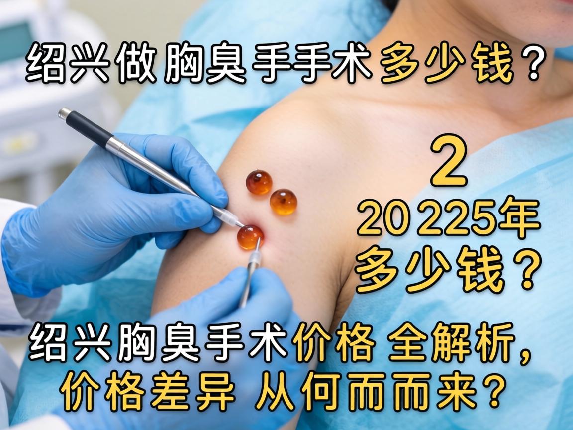 绍兴做腋臭手术多少钱？2025年绍兴腋臭手术价格全解析，价格差异从何而来？