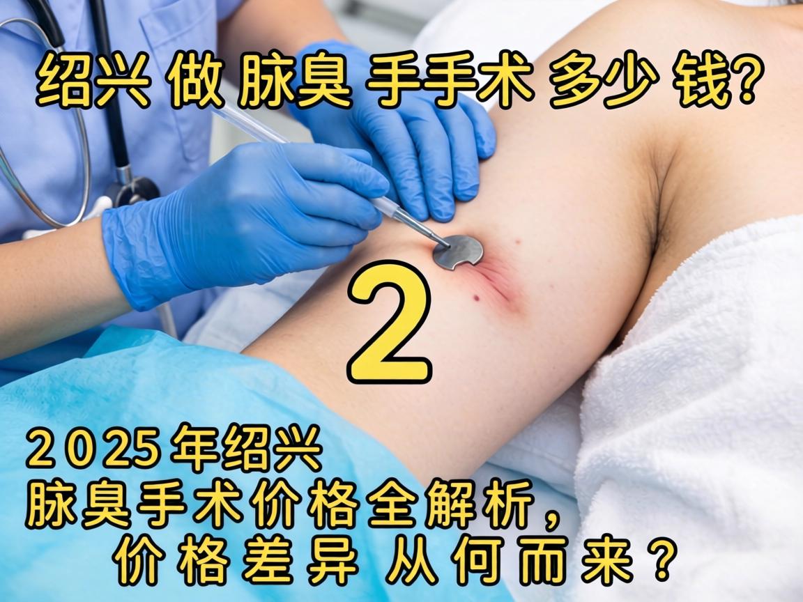 绍兴做腋臭手术多少钱？2025年绍兴腋臭手术价格全解析，价格差异从何而来？