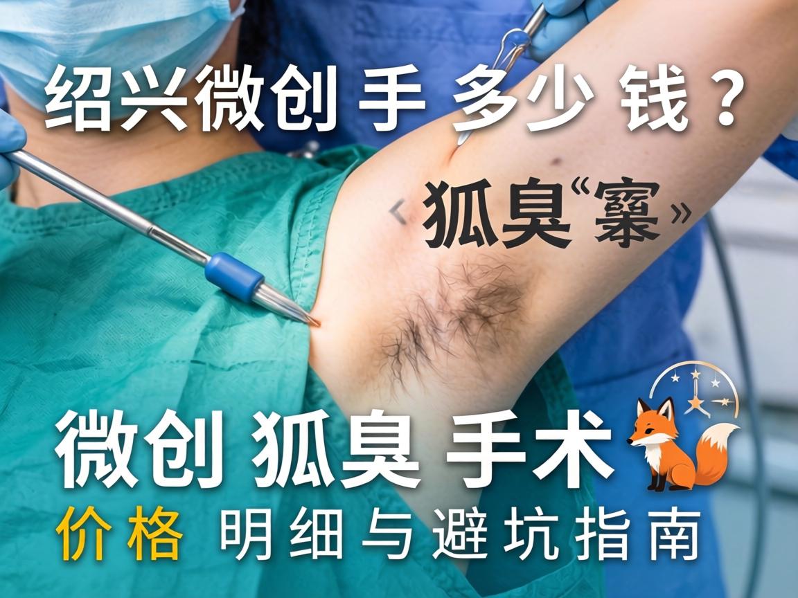 绍兴微创狐臭手术多少钱？微创狐臭手术价格明细与避坑指南