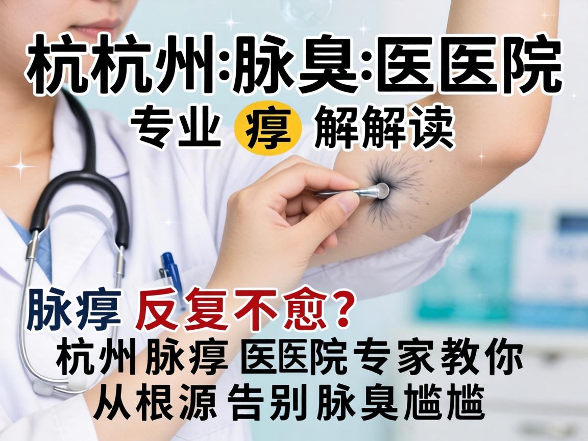 杭州腋臭医院专业解读，腋臭反复不愈？杭州腋臭医院专家教你从根源告别腋臭尴尬