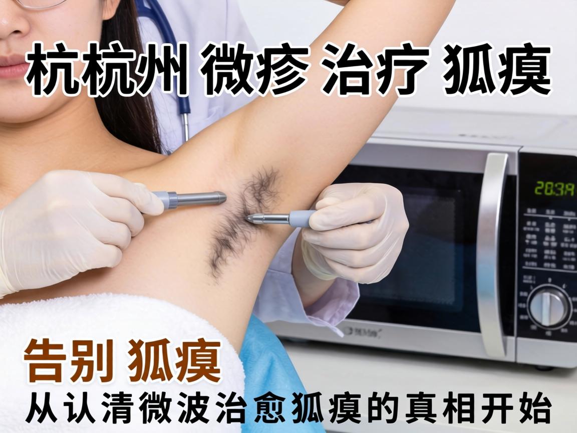 杭州微波治疗狐臭，告别狐臭，从认清微波治愈狐臭的真相开始
